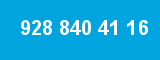 928 840 41 16 928 840 41 16
